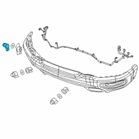 OEM 2022 Jeep Gladiator Sensor-Park Assist Diagram - 5YV68TZZAA