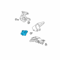 OEM 2011 Ram Dakota Bracket-Cylinder Block To Axle Diagram - 52021838AB