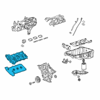 OEM 2017 Chevrolet Camaro Valve Cover Diagram - 12690195