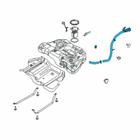 OEM 2019 Ford Fusion Filler Pipe Diagram - DG9Z-9034-T