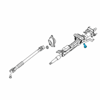 OEM 2021 Toyota GR Supra Steering Column Diagram - 45250-WAA02