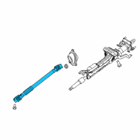 OEM Toyota GR Supra Lower Shaft Diagram - 45260-WAA01