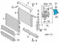 OEM 2022 Toyota GR Supra Reserve Tank Diagram - 16470-WAA02