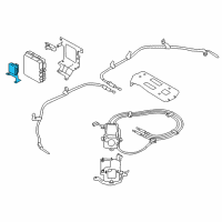 OEM Nissan Leaf ECU-Parking Diagram - 36032-3NA0B