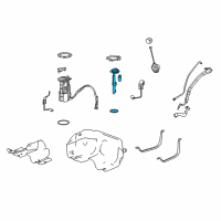 OEM 2010 GMC Terrain Fuel Pump Diagram - 22755798