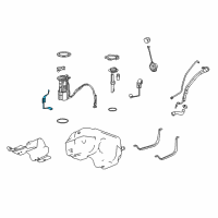 OEM GMC Terrain Fuel Gauge Sending Unit Diagram - 13504704