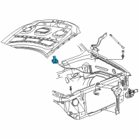 OEM Ford F-250 Release Handle Diagram - F65Z-16916-AAA