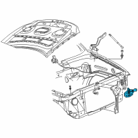 OEM Ford F-150 Latch Diagram - 5L3Z-16700-A