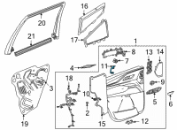 OEM 2022 Cadillac Escalade ESV Lamp Diagram - 84969792