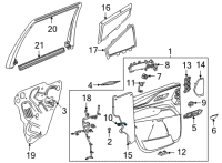 OEM 2022 Cadillac Escalade ESV Lamp Diagram - 13539656