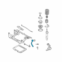 OEM 2013 BMW 328i xDrive Right Traction Strut With Rubber Mount Diagram - 31-12-6-768-984