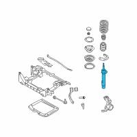 OEM BMW 325xi Front Left Spring Strut Diagram - 31-31-6-773-255