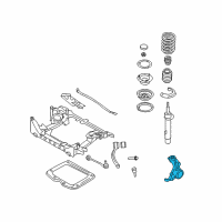 OEM BMW 325xi Left Carrier Diagram - 31-21-6-768-995