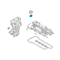 OEM Hyundai Veloster N Packing-Oil Filler Cap Diagram - 26502-22600