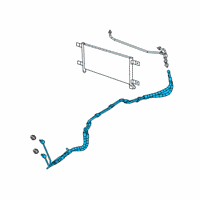 OEM Ram Tube-Oil Cooler Pressure And Ret Diagram - 68397154AD