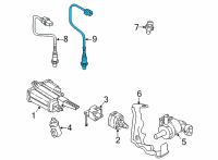 OEM 2022 Hyundai Sonata Sensor Assembly-Oxygen Diagram - 39210-2J650