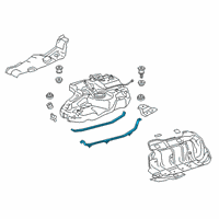 OEM 2020 Lexus RX350L Band Sub-Assembly, Fuel Diagram - 77602-48180