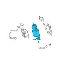 OEM 2012 Honda Pilot Converter, RR. Primary Diagram - 18290-RN0-A10