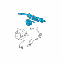 OEM 2002 Toyota Sienna Combo Switch Diagram - 84310-08070