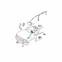 OEM GMC Envoy XUV Clock Spring Diagram - 26090357