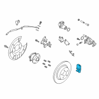 OEM Lincoln MKC Rear Speed Sensor Diagram - JV6Z-2C190-B