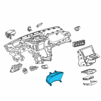 OEM 2019 Cadillac ATS Cluster Diagram - 84420970