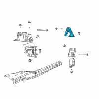 OEM Jeep Compass Support Diagram - 68032586AH