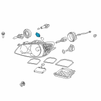OEM Lexus Plug, Socket Diagram - 90075-60032