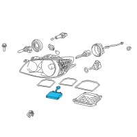 OEM 2007 Toyota Sienna Control Module Diagram - 85967-08010