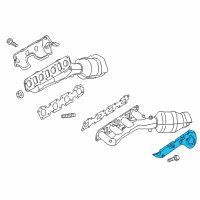 OEM 2018 Nissan Titan XD Cover-Exhaust Manifold Diagram - 16590-EZ30A