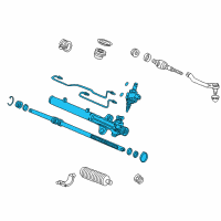 OEM 2000 Honda Accord Rack, Power Steering (Trw) Diagram - 53601-S82-A01