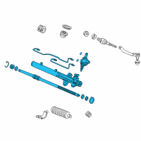 OEM 1998 Honda Accord Rack, Power Steering (Trw) Diagram - 53601-S82-A01