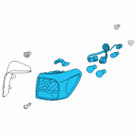 OEM Kia Lamp Assembly-Rear Combination Diagram - 92402A9020