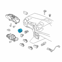 OEM Ford Fiesta Headlamp Switch Diagram - D2BZ-11654-B