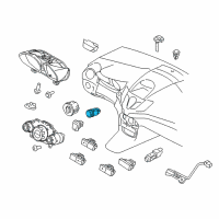 OEM Ford Fiesta Power Switch Diagram - D2BZ-10B776-A