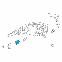 OEM Infiniti QX60 Socket Assy-Rear Combination Lamp Diagram - 26253-9B90B