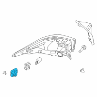 OEM 2015 Infiniti QX60 Socket Assy-Rear Combination Lamp Diagram - 26254-9B90A