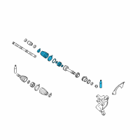 OEM 2018 Nissan Altima Repair Kit - Dust Boot, Inner Diagram - C9741-7Y015