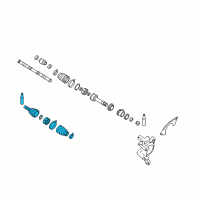 OEM Nissan Altima Dust Boot Kit-Repair, Outer Diagram - C92DA-JA02A