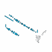 OEM 2014 Nissan Altima Shaft Assembly-Front Drive RH Diagram - 39100-3TA0A