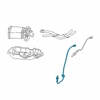 OEM Toyota RAV4 Oxygen Sensor Diagram - 89465-42090