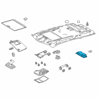 OEM Lexus RX450h Lamp Assy, Spot Diagram - 81360-0E051-A0