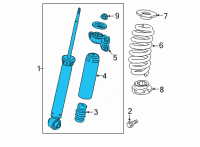 OEM 2022 Buick Envision Shock Diagram - 84936913