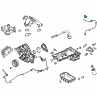 OEM 2020 Ford F-350 Super Duty Dipstick Diagram - HC3Z-6750-B