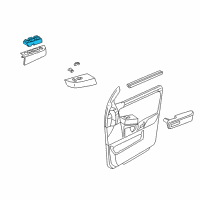 OEM Mercury Window Switch Diagram - 4L2Z-14529-AAA