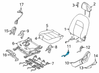 OEM Nissan Altima Lever-Lumbar Diagram - 87346-6CA0A
