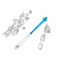 OEM 2022 BMW M760i xDrive Steering Shaft Diagram - 32306886805