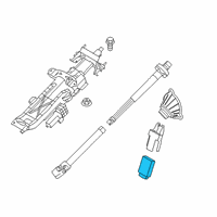 OEM BMW 750i xDrive STEERING COLUMN CONTROL UNIT Diagram - 32-30-6-894-830