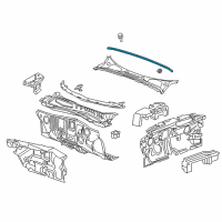 OEM 2018 Buick Regal Sportback Rear Weatherstrip Diagram - 13486708