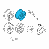 OEM 2013 Ford Edge Wheel, Alloy Diagram - BT4Z-1007-D